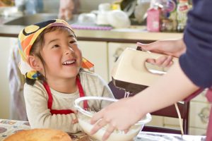 子どもの相手をしながらの勉強は大変でした